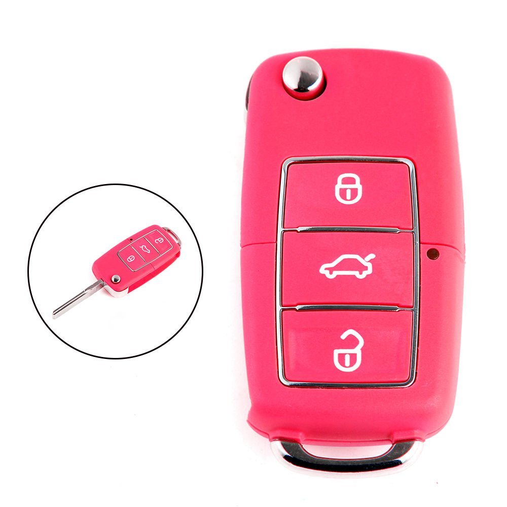 CARCASA LLAVE 3B SKODA PLEGABLE PERFIL HU66 ROSA